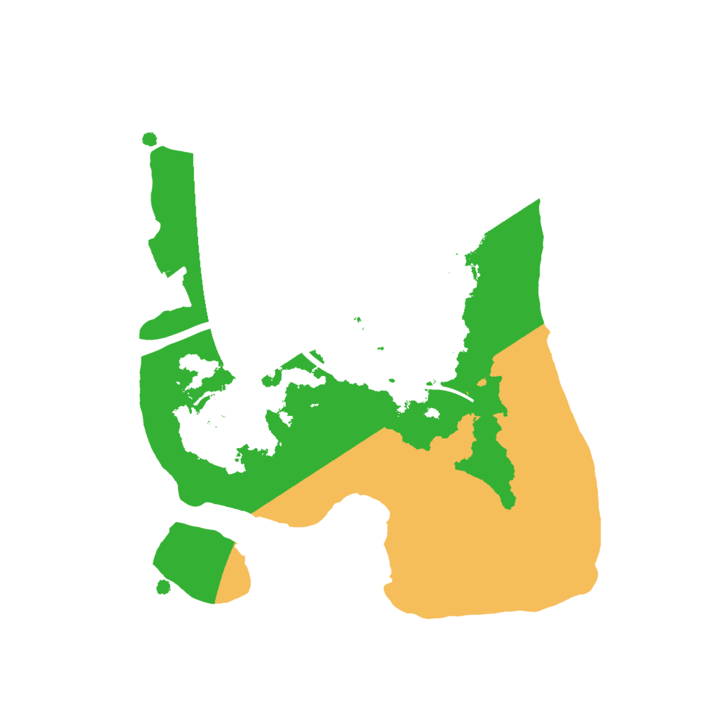 Biome Rust Map: Procedural Map, Size: 2000, Seed: 775434908