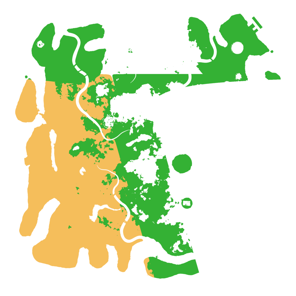 Biome Rust Map: Procedural Map, Size: 4300, Seed: 20586898
