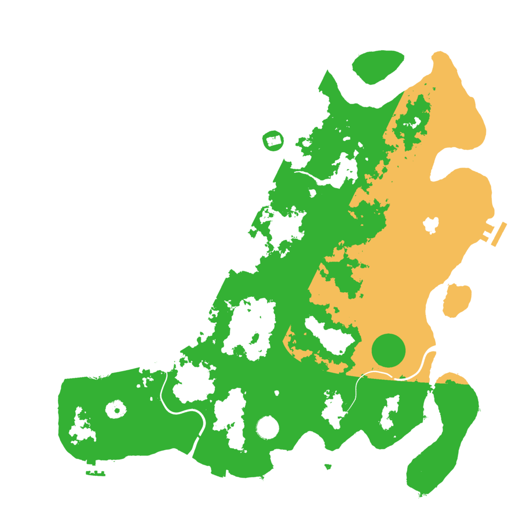 Biome Rust Map: Procedural Map, Size: 4100, Seed: 72338401