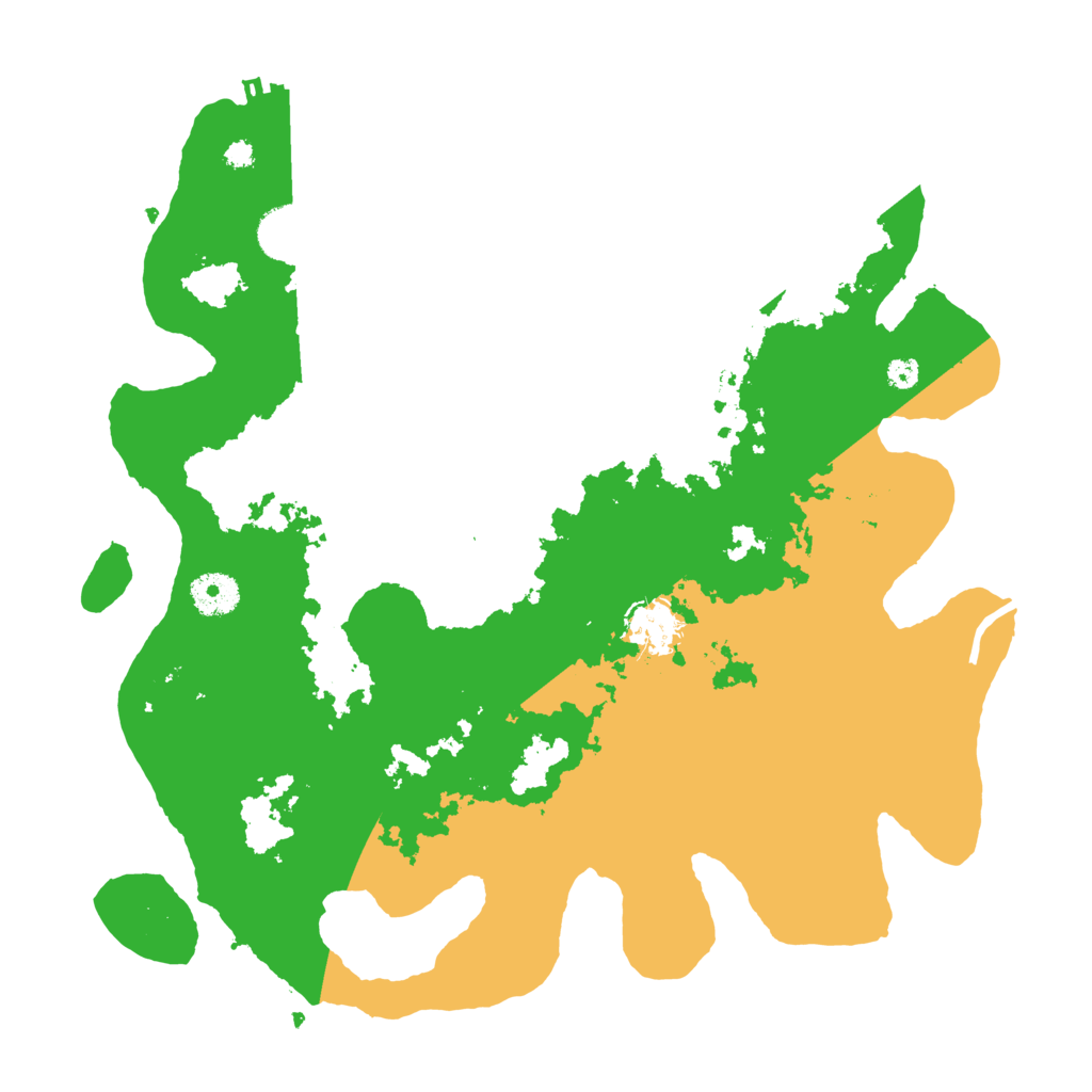 Biome Rust Map: Procedural Map, Size: 3600, Seed: 57255011