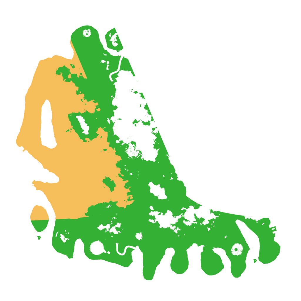 Biome Rust Map: Procedural Map, Size: 3850, Seed: 43711591