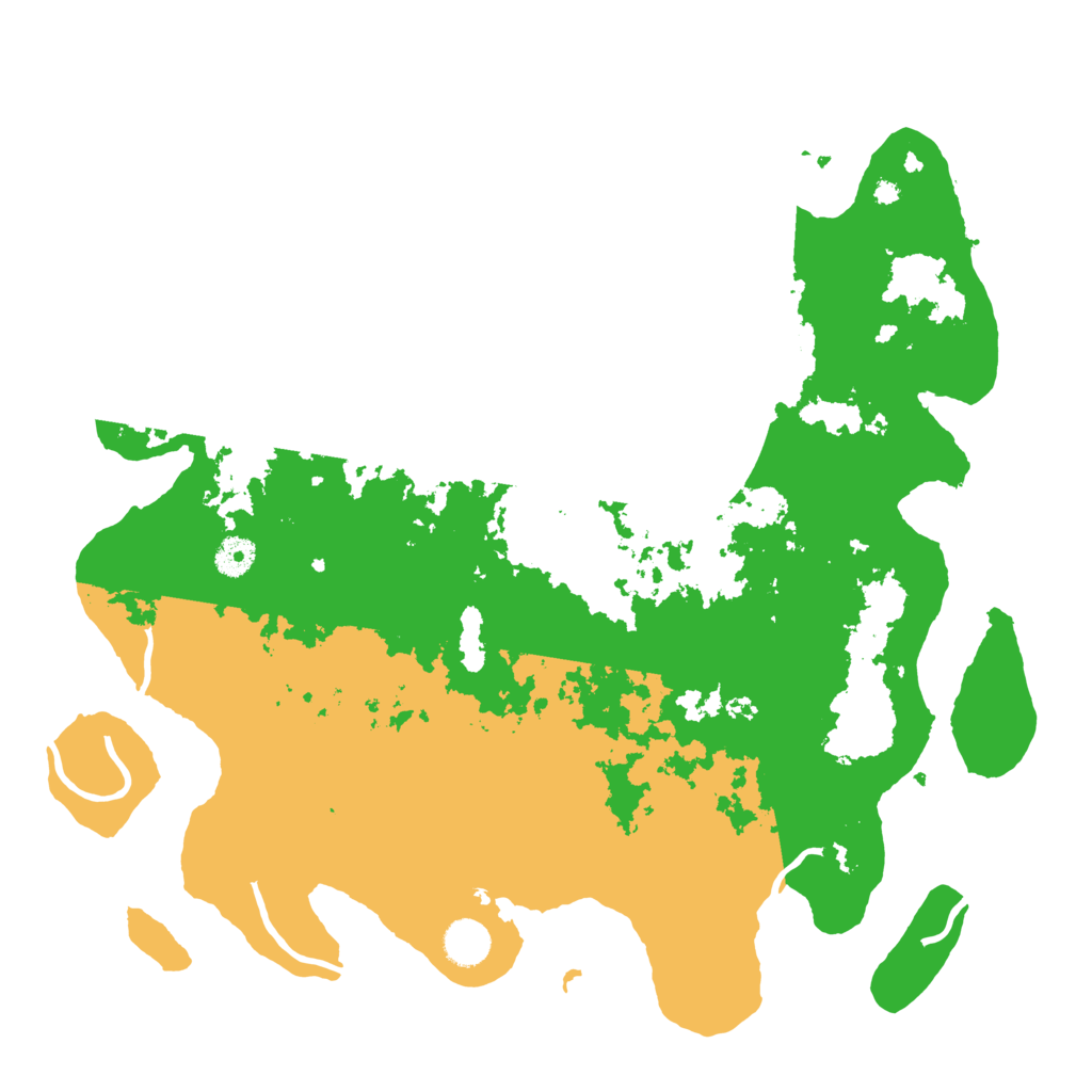 Biome Rust Map: Procedural Map, Size: 4100, Seed: 52866790