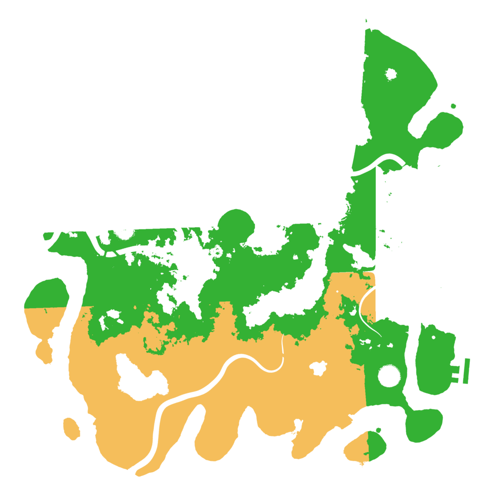 Biome Rust Map: Procedural Map, Size: 4000, Seed: 61089974