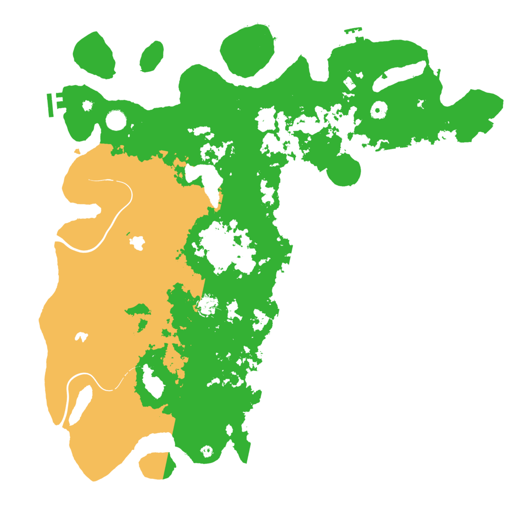 Biome Rust Map: Procedural Map, Size: 4500, Seed: 25732981