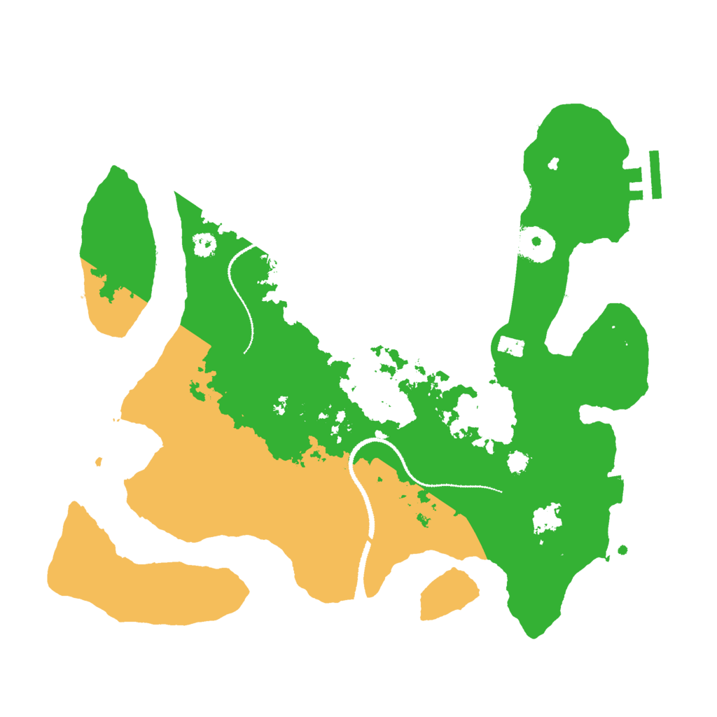 Biome Rust Map: Procedural Map, Size: 3000, Seed: 6402593