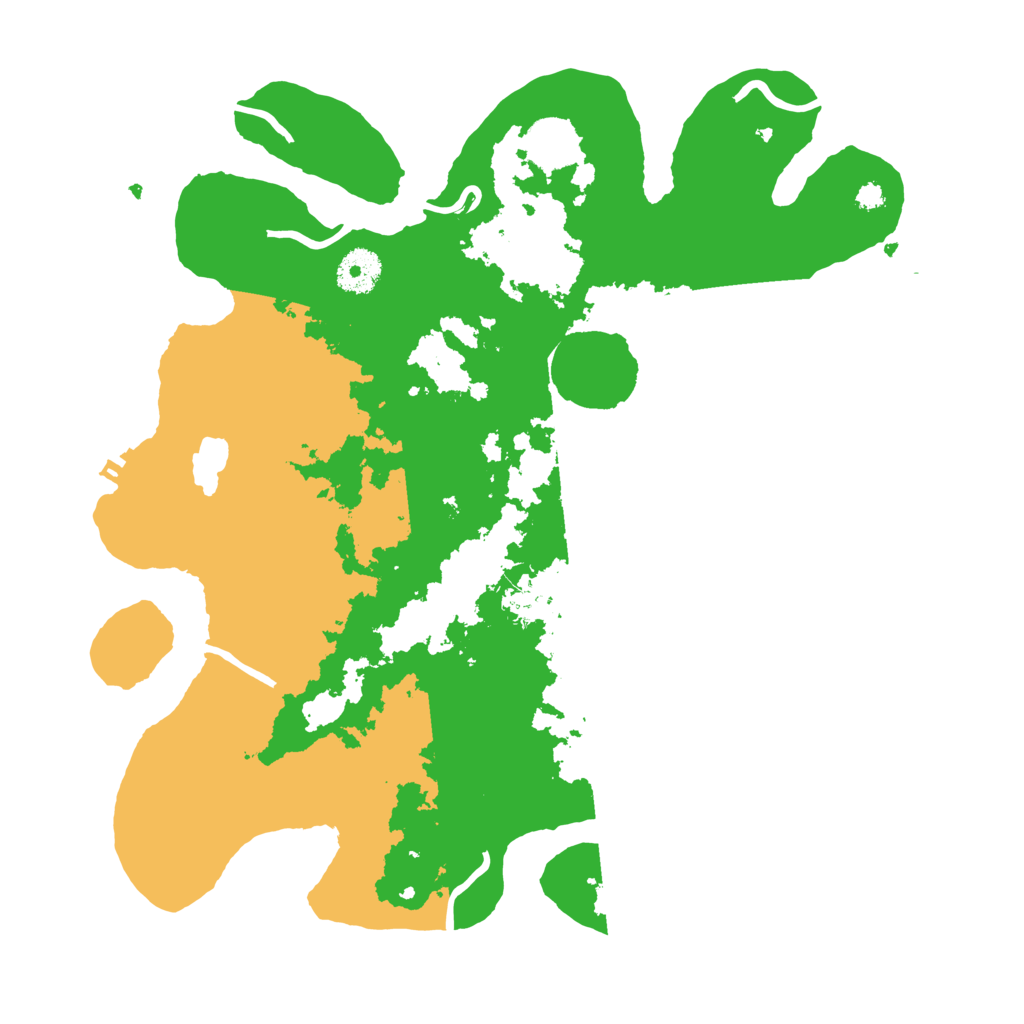 Biome Rust Map: Procedural Map, Size: 3500, Seed: 522