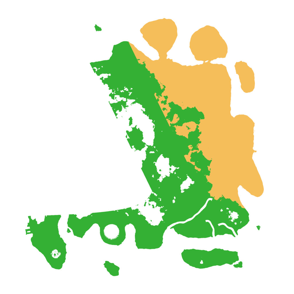 Biome Rust Map: Procedural Map, Size: 3450, Seed: 5051569