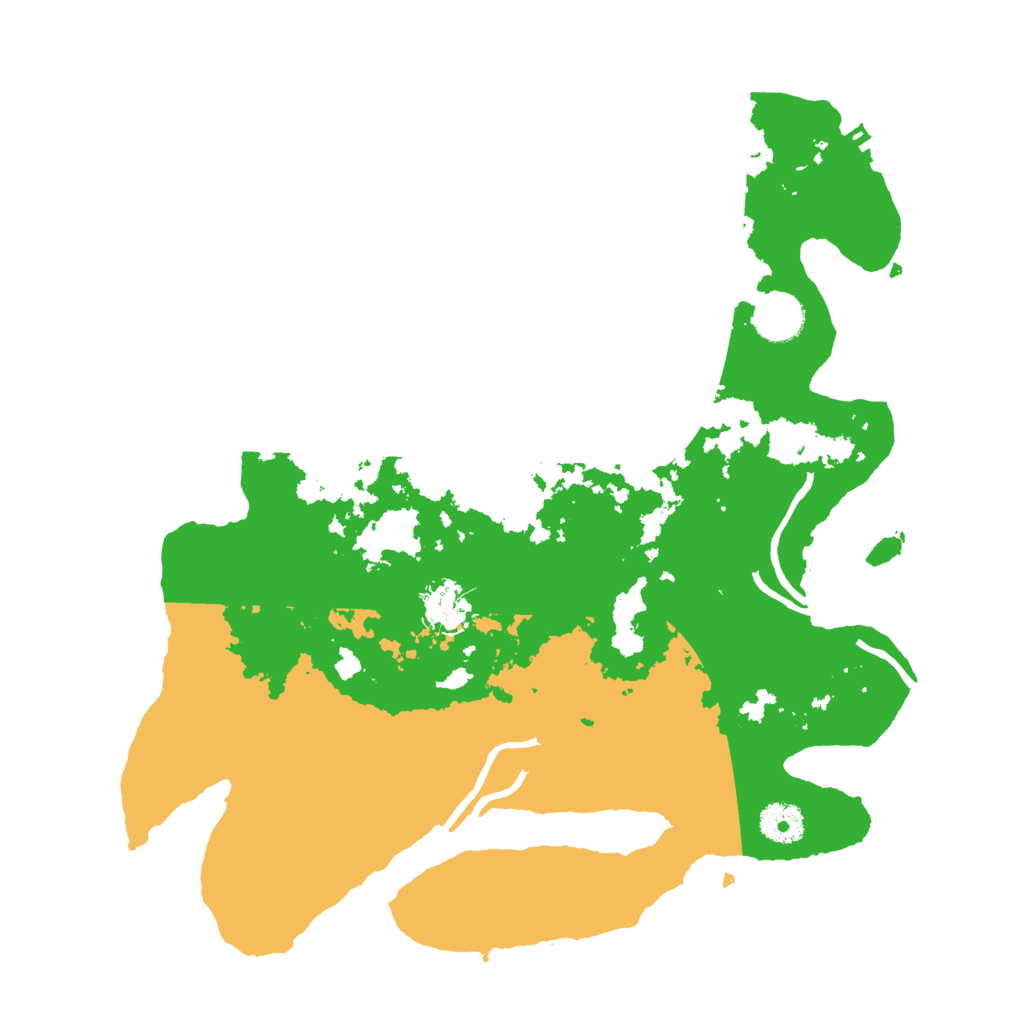 Biome Rust Map: Procedural Map, Size: 3600, Seed: 19163235