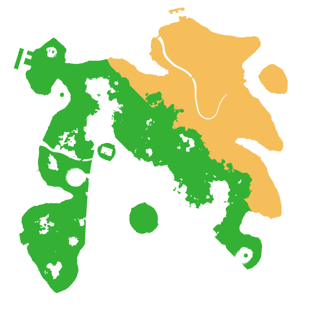 Biome Rust Map: Procedural Map, Size: 3000, Seed: 487320123
