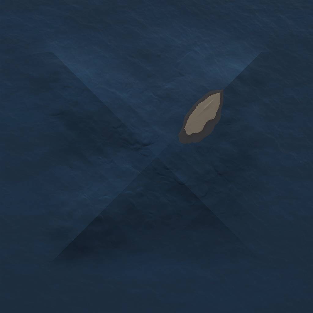 Rust Map: Barren, Size: 1000, Seed: 25252511, 2 Monuments