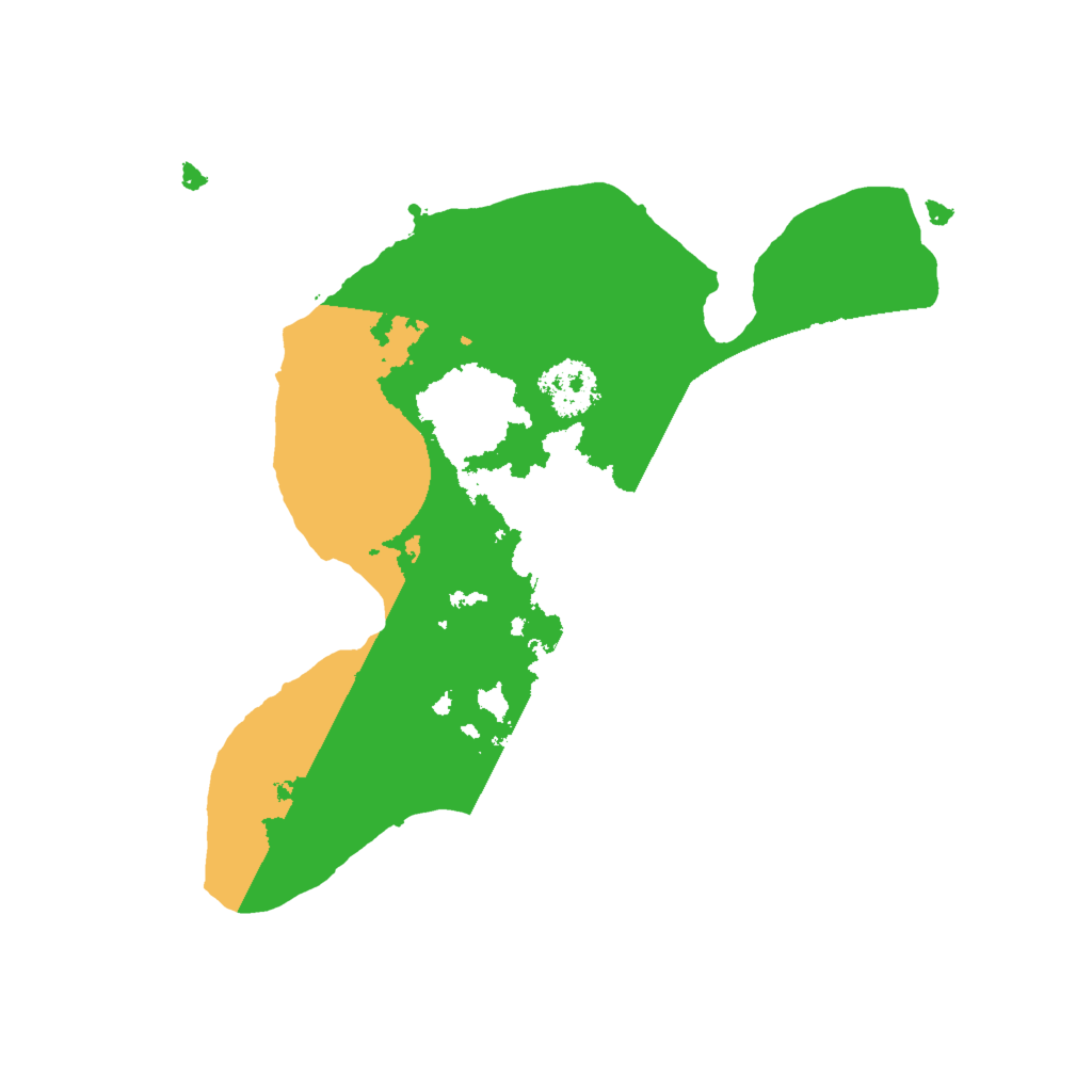 Biome Rust Map: Procedural Map, Size: 2000, Seed: 1330015346