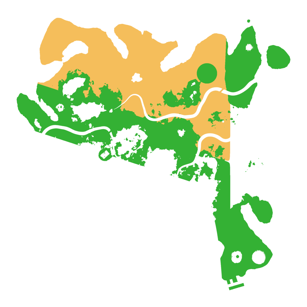 Biome Rust Map: Procedural Map, Size: 4000, Seed: 74416657