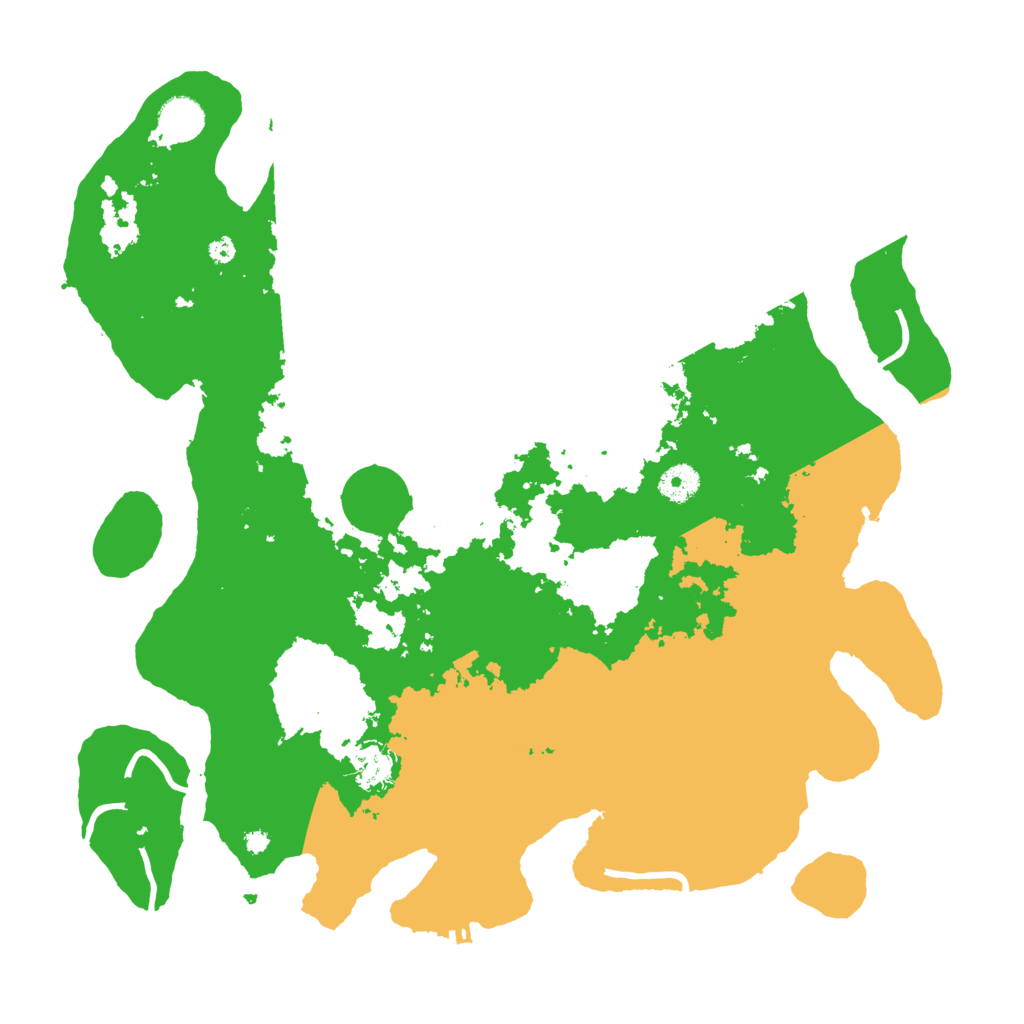 Biome Rust Map: Procedural Map, Size: 4000, Seed: 10962557