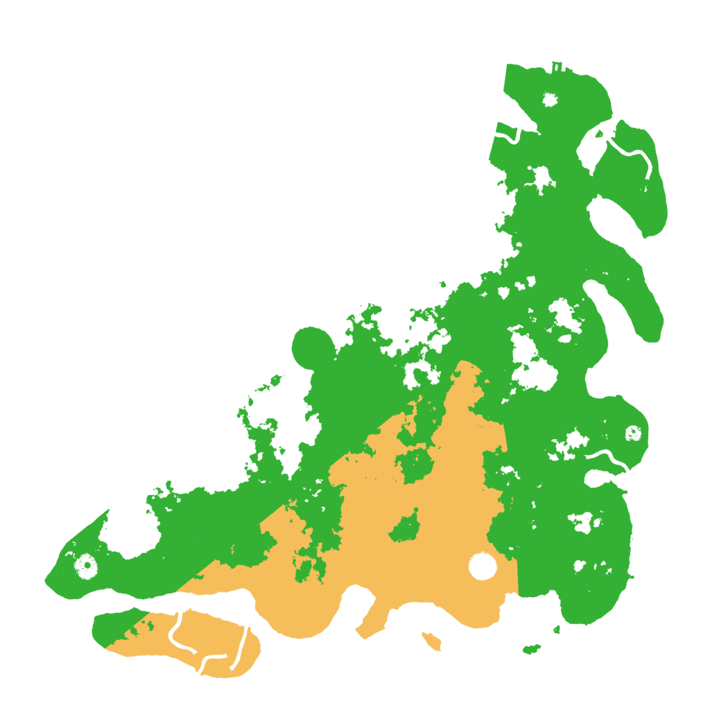 Biome Rust Map: Procedural Map, Size: 4500, Seed: 157197725