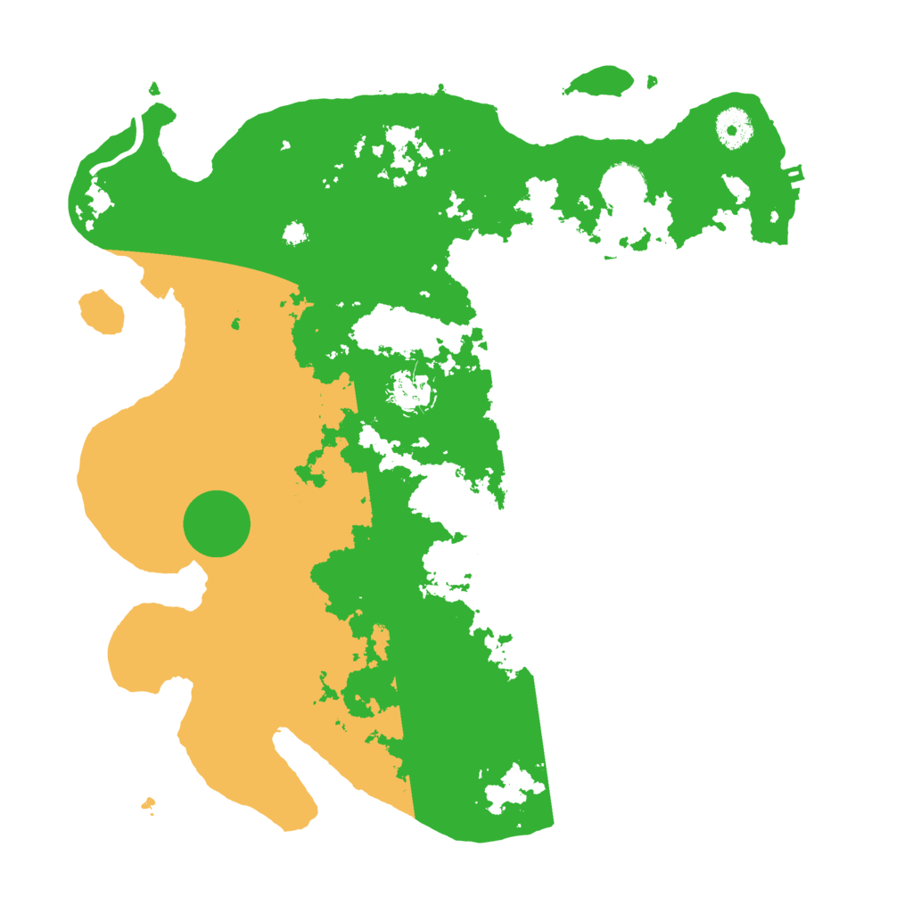 Biome Rust Map: Procedural Map, Size: 3600, Seed: 30569423
