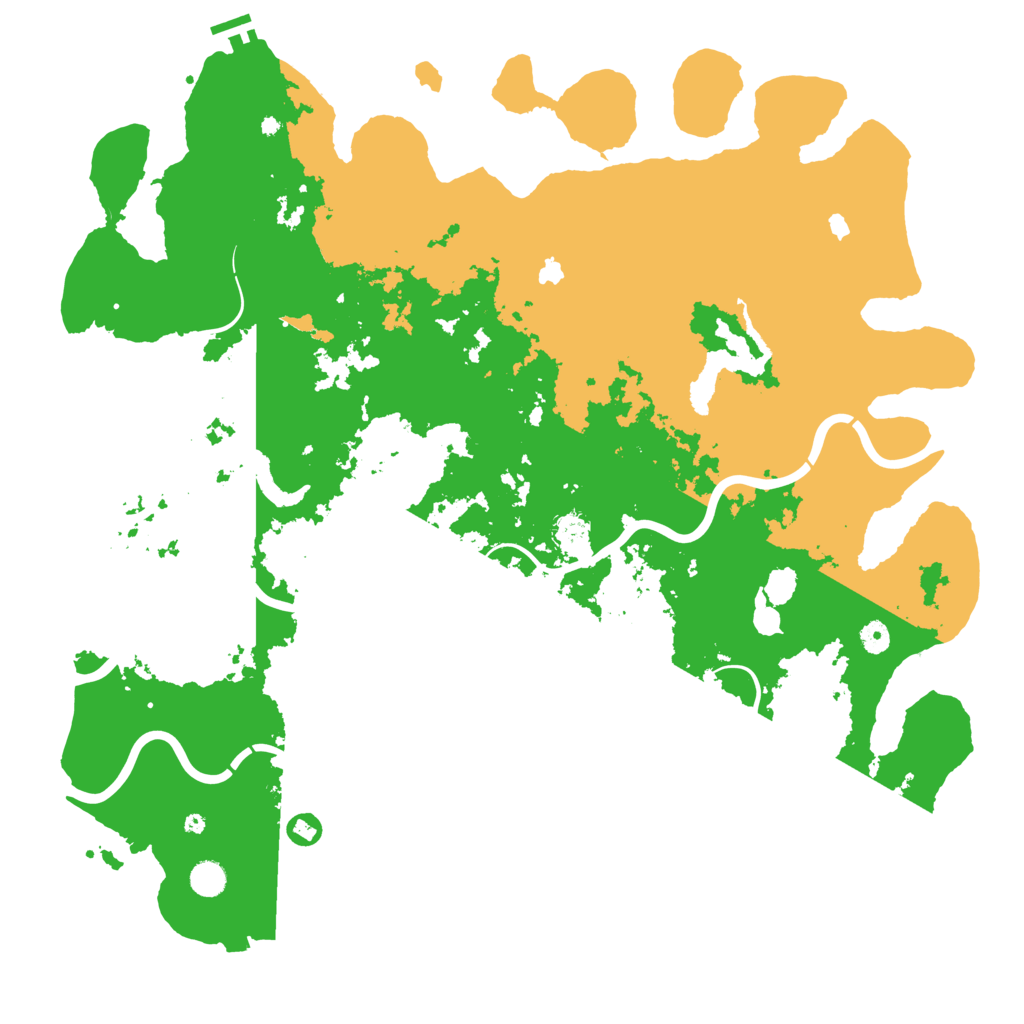 Biome Rust Map: Procedural Map, Size: 5000, Seed: 39849278