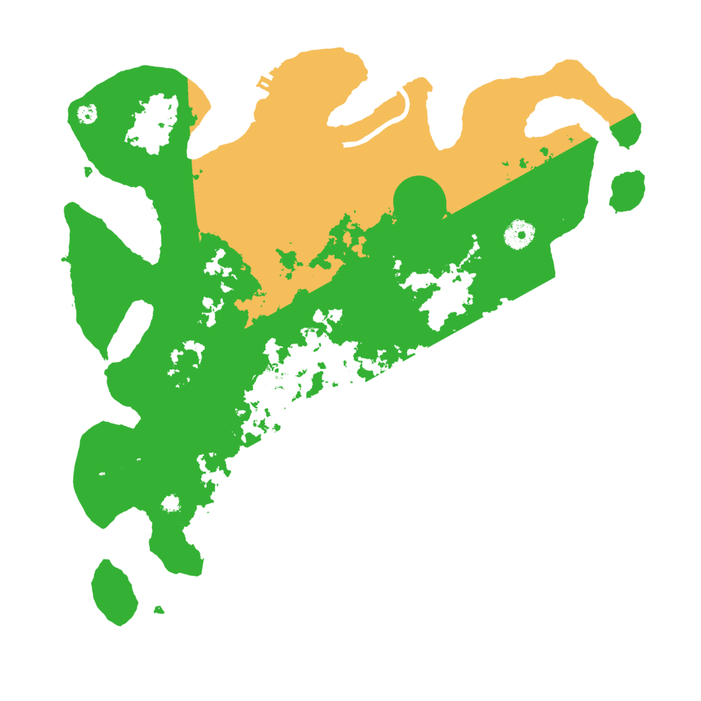 Biome Rust Map: Procedural Map, Size: 3600, Seed: 11006