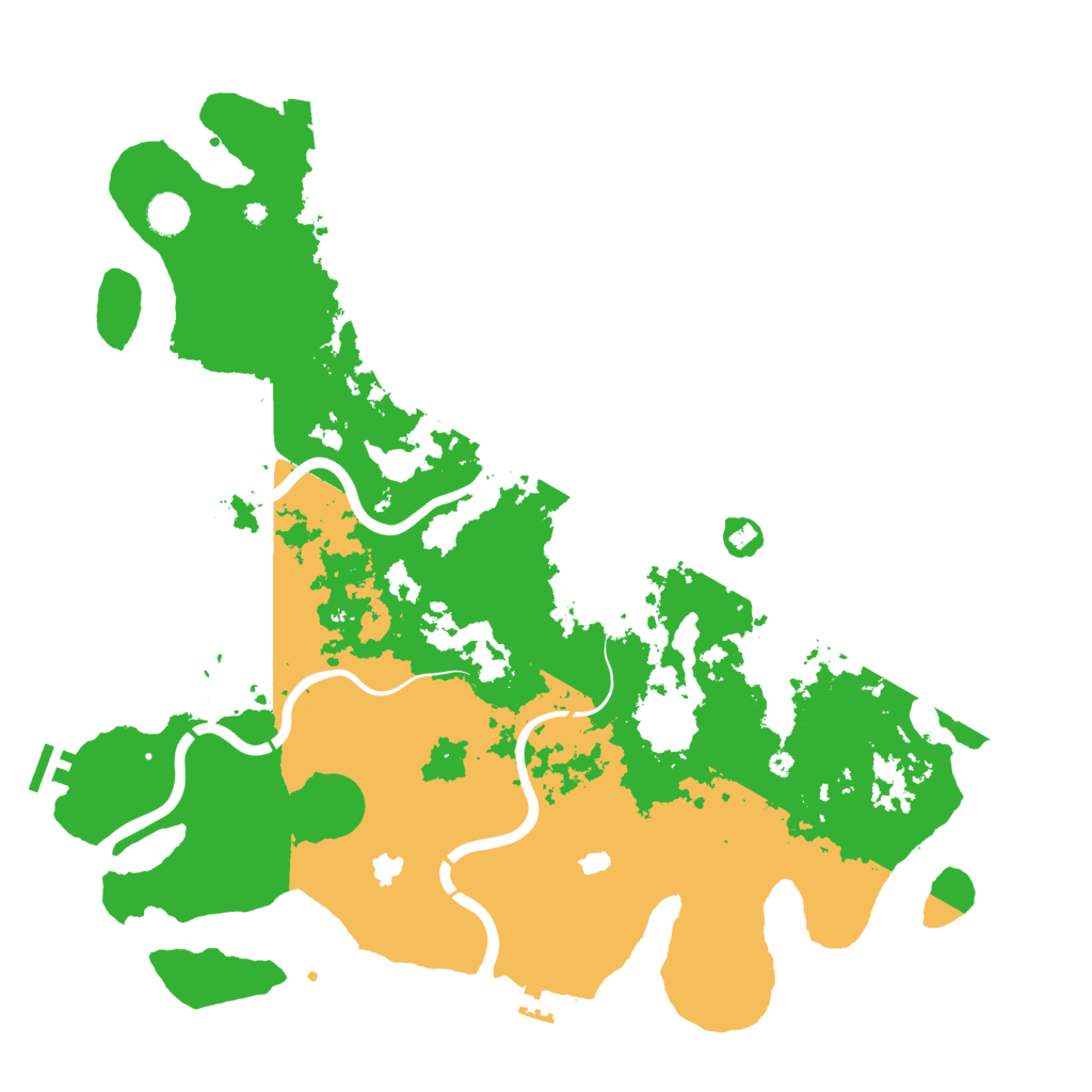 Biome Rust Map: Procedural Map, Size: 4500, Seed: 25732474