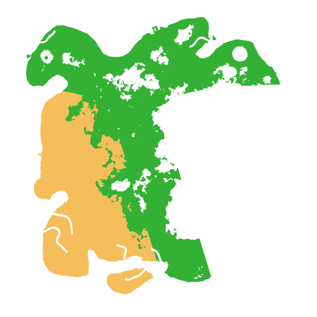 Biome Rust Map: Procedural Map, Size: 3700, Seed: 339692877