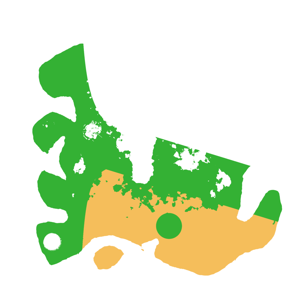 Biome Rust Map: Barren, Size: 3100, Seed: 13825