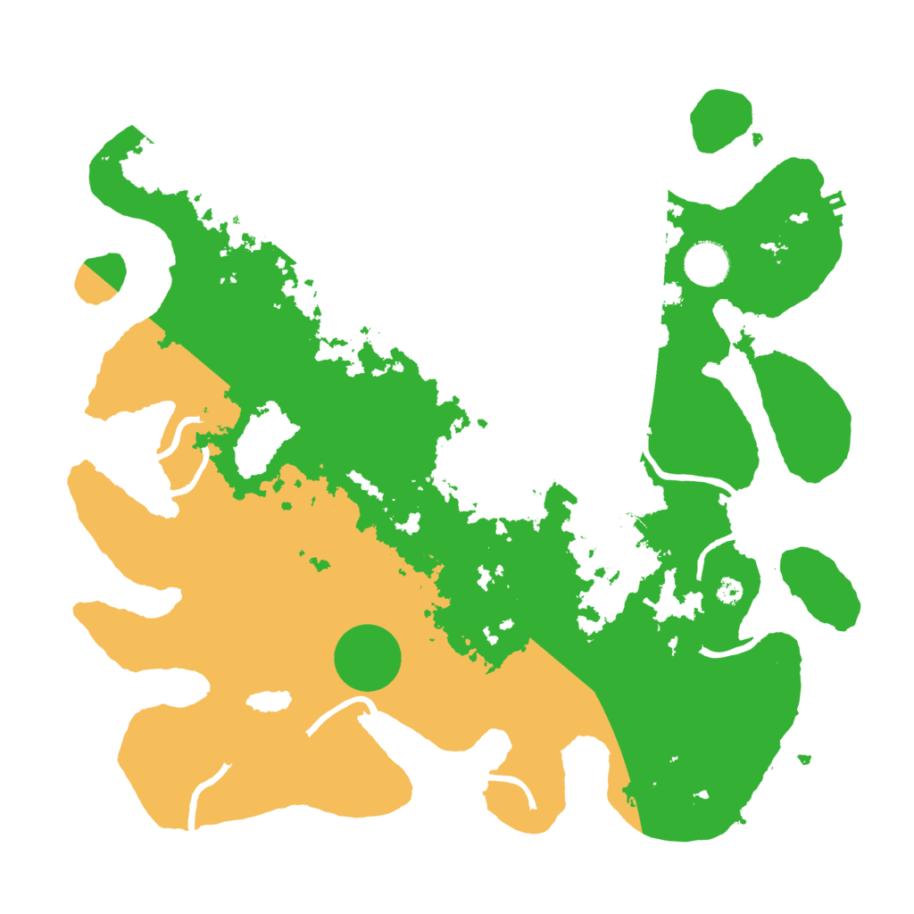 Biome Rust Map: Procedural Map, Size: 3600, Seed: 68725790