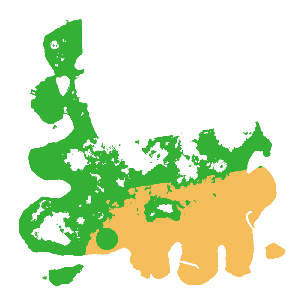 Biome Rust Map: Procedural Map, Size: 3700, Seed: 1998635781