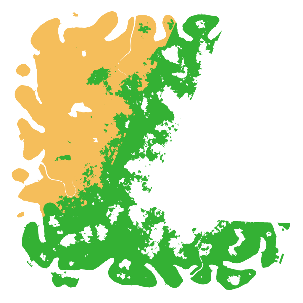 Biome Rust Map: Procedural Map, Size: 6000, Seed: 2432