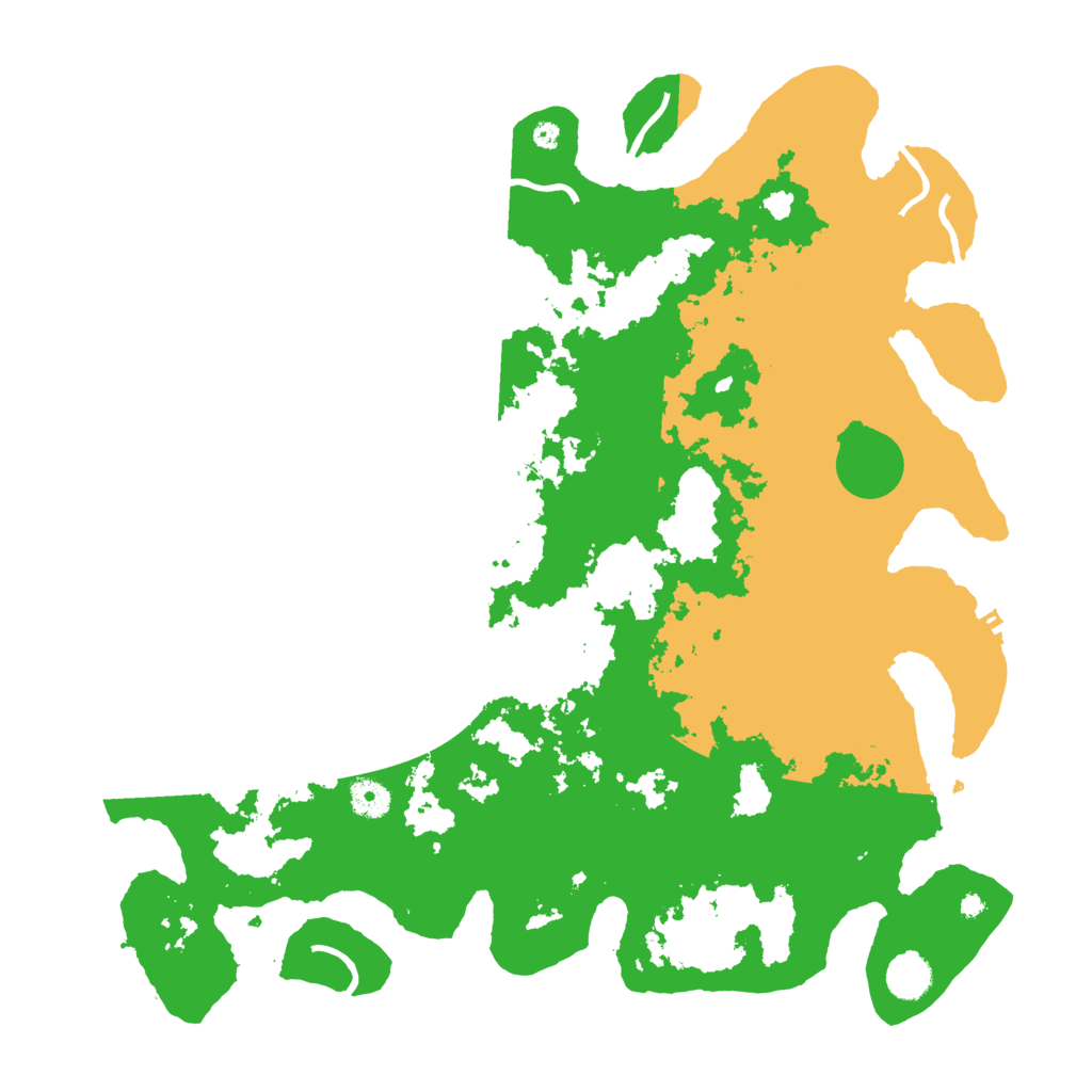 Biome Rust Map: Procedural Map, Size: 4250, Seed: 1660872
