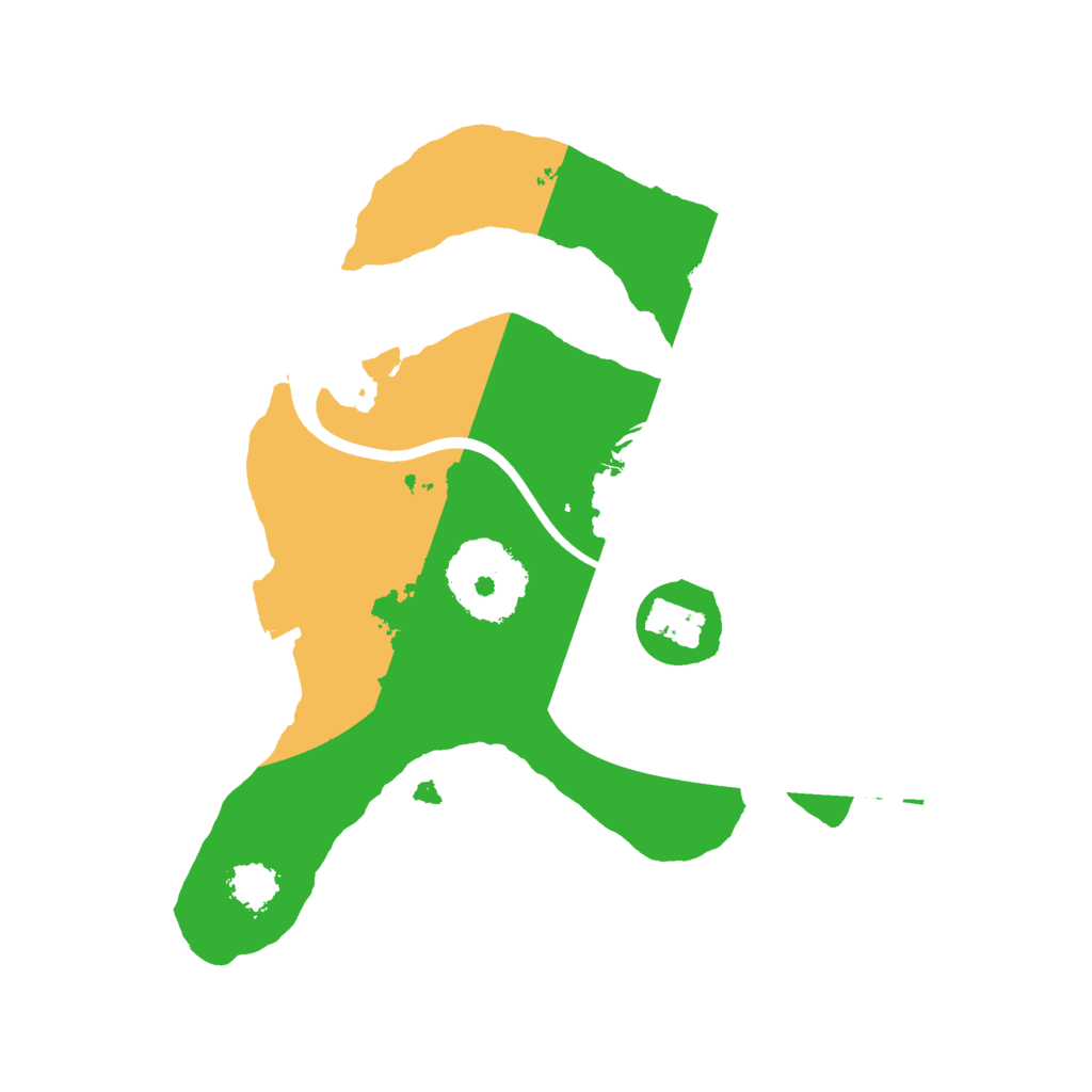 Biome Rust Map: Procedural Map, Size: 2100, Seed: 413049931