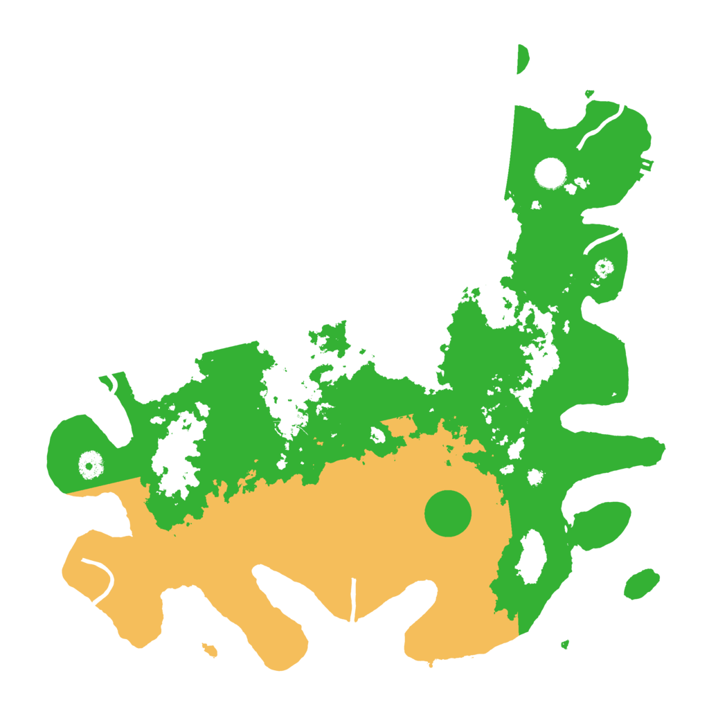 Biome Rust Map: Procedural Map, Size: 4000, Seed: 13825410