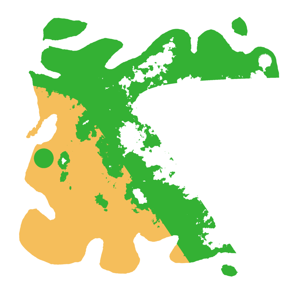 Biome Rust Map: Barren, Size: 3950, Seed: 94550095