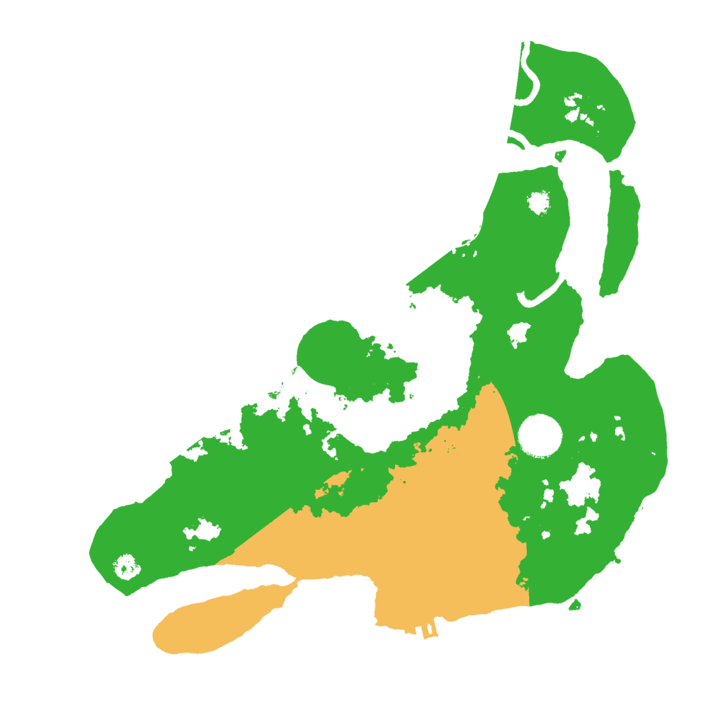 Biome Rust Map: Procedural Map, Size: 3000, Seed: 27297