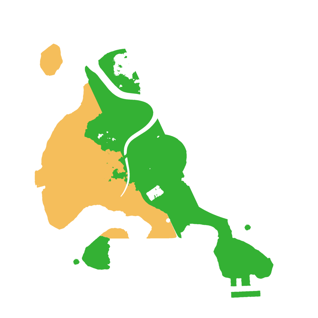 Biome Rust Map: Procedural Map, Size: 2200, Seed: 85312