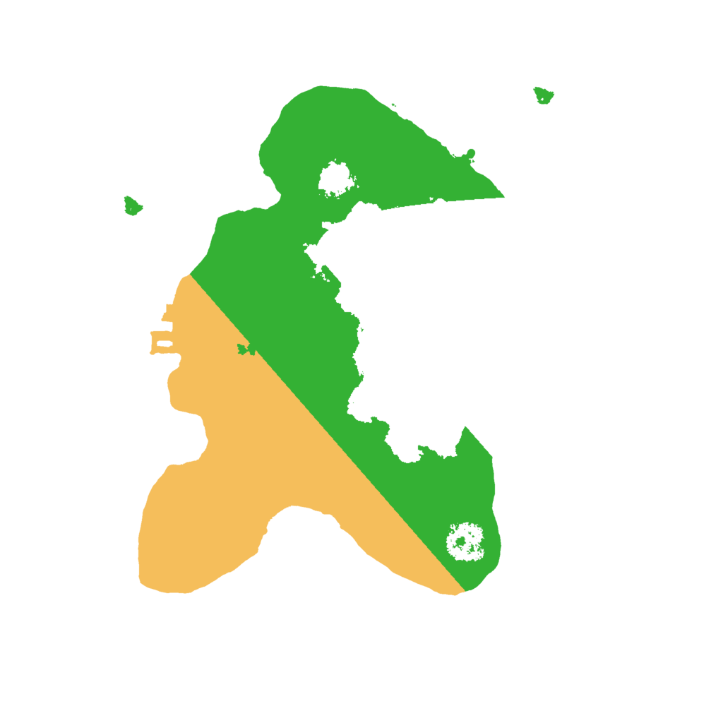 Biome Rust Map: Procedural Map, Size: 1900, Seed: 10101010