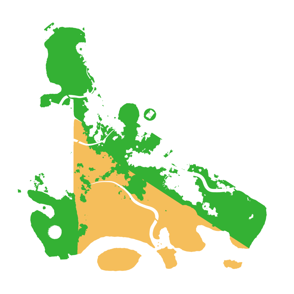 Biome Rust Map: Procedural Map, Size: 3850, Seed: 79246477