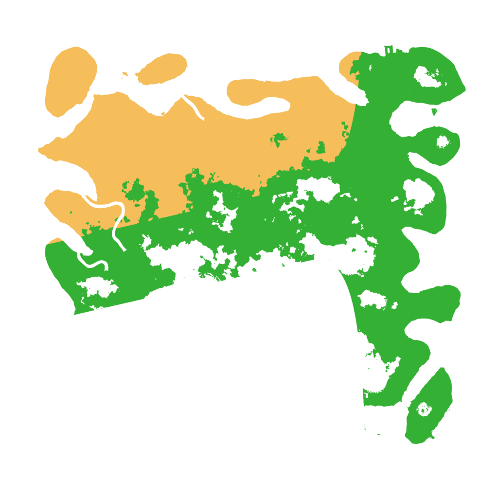 Biome Rust Map: Procedural Map, Size: 3750, Seed: 34023389