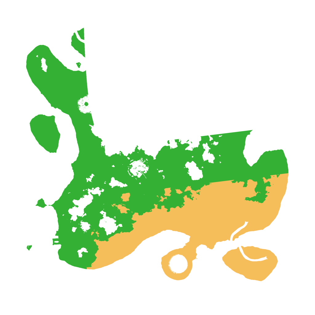 Biome Rust Map: Procedural Map, Size: 3000, Seed: 62439
