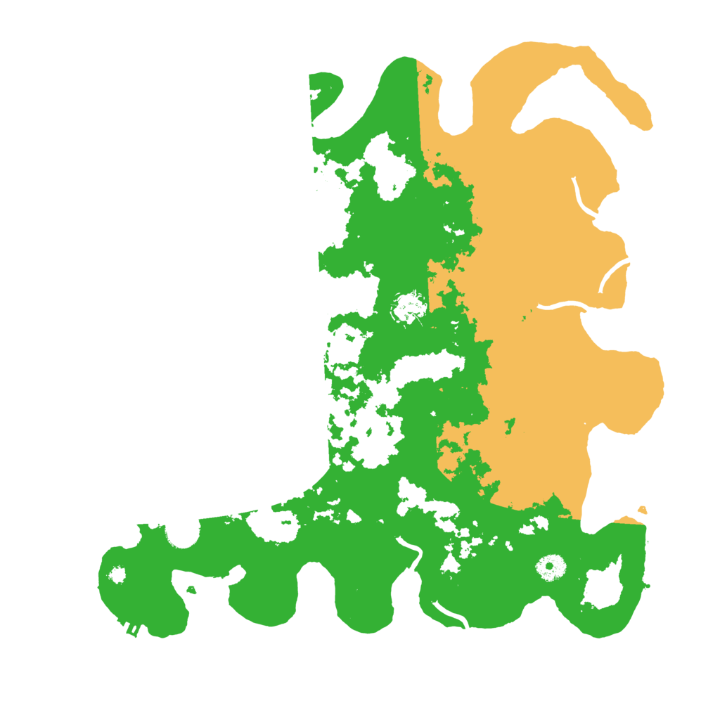 Biome Rust Map: Procedural Map, Size: 3900, Seed: 72417280