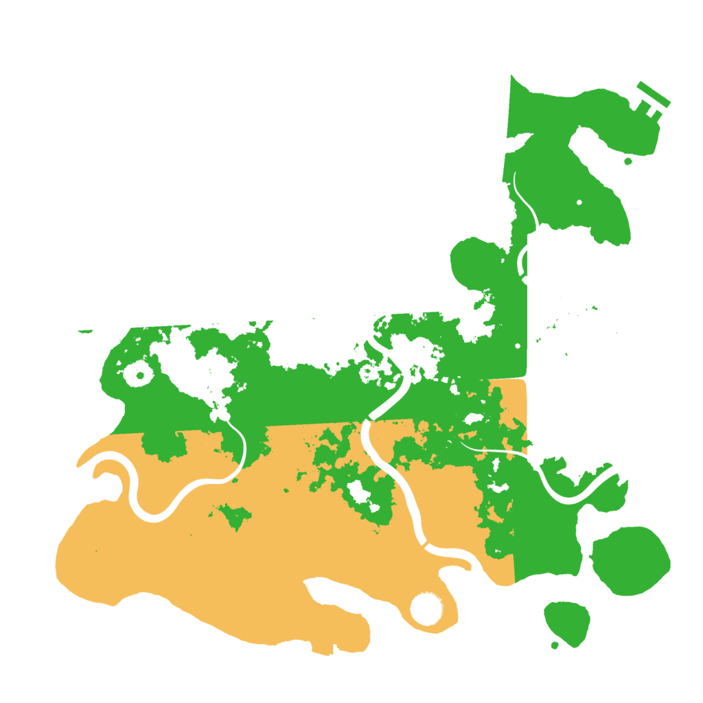 Biome Rust Map: Procedural Map, Size: 3800, Seed: 78866357