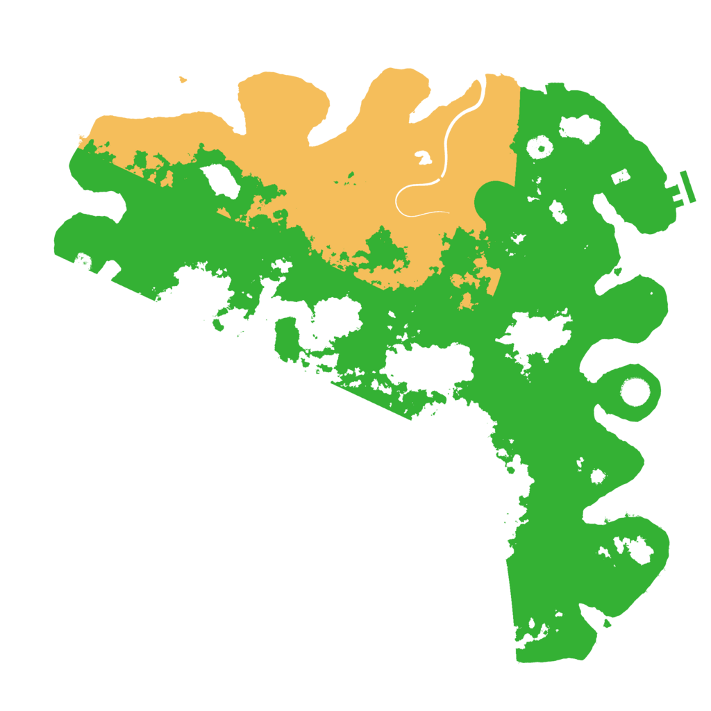 Biome Rust Map: Procedural Map, Size: 4400, Seed: 91487618