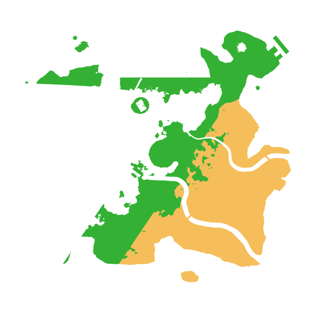 Biome Rust Map: Procedural Map, Size: 3000, Seed: 24032