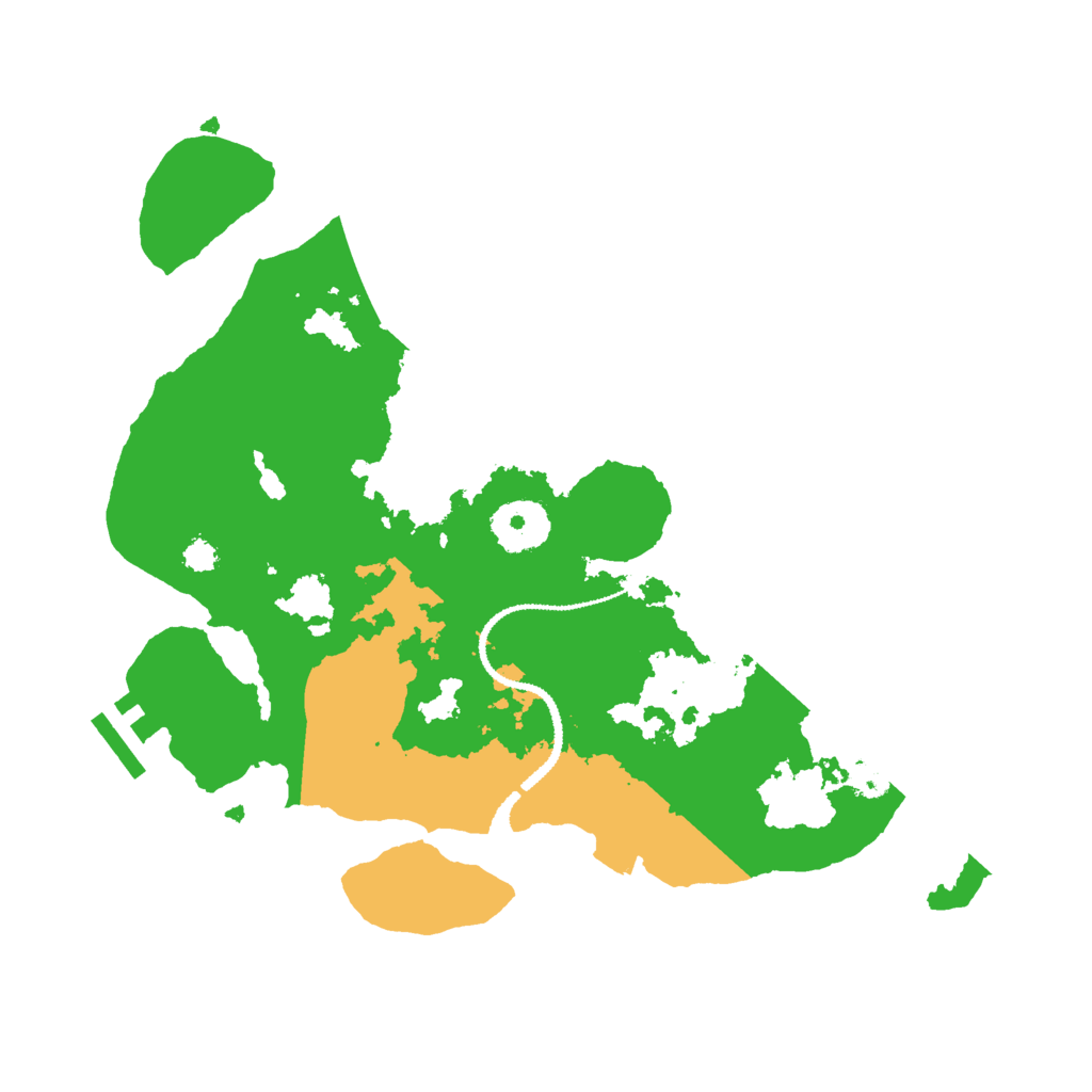 Biome Rust Map: Procedural Map, Size: 3000, Seed: 587881659