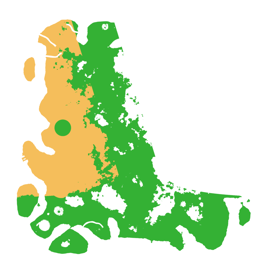 Biome Rust Map: Procedural Map, Size: 4300, Seed: 92250247