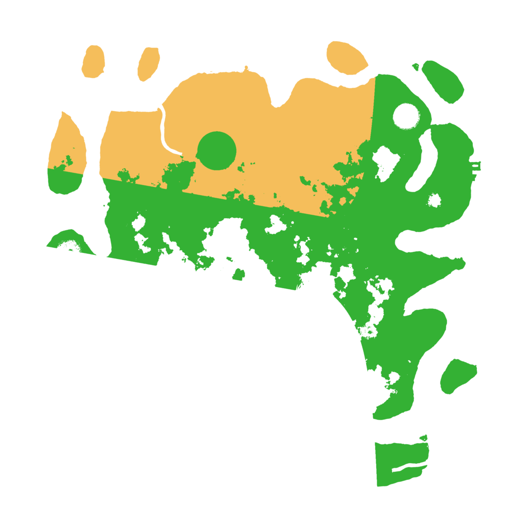 Biome Rust Map: Procedural Map, Size: 3500, Seed: 236723623