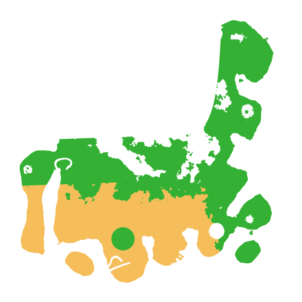 Biome Rust Map: Procedural Map, Size: 3450, Seed: 16591373