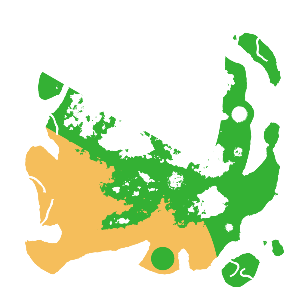 Biome Rust Map: Procedural Map, Size: 3500, Seed: 518678461