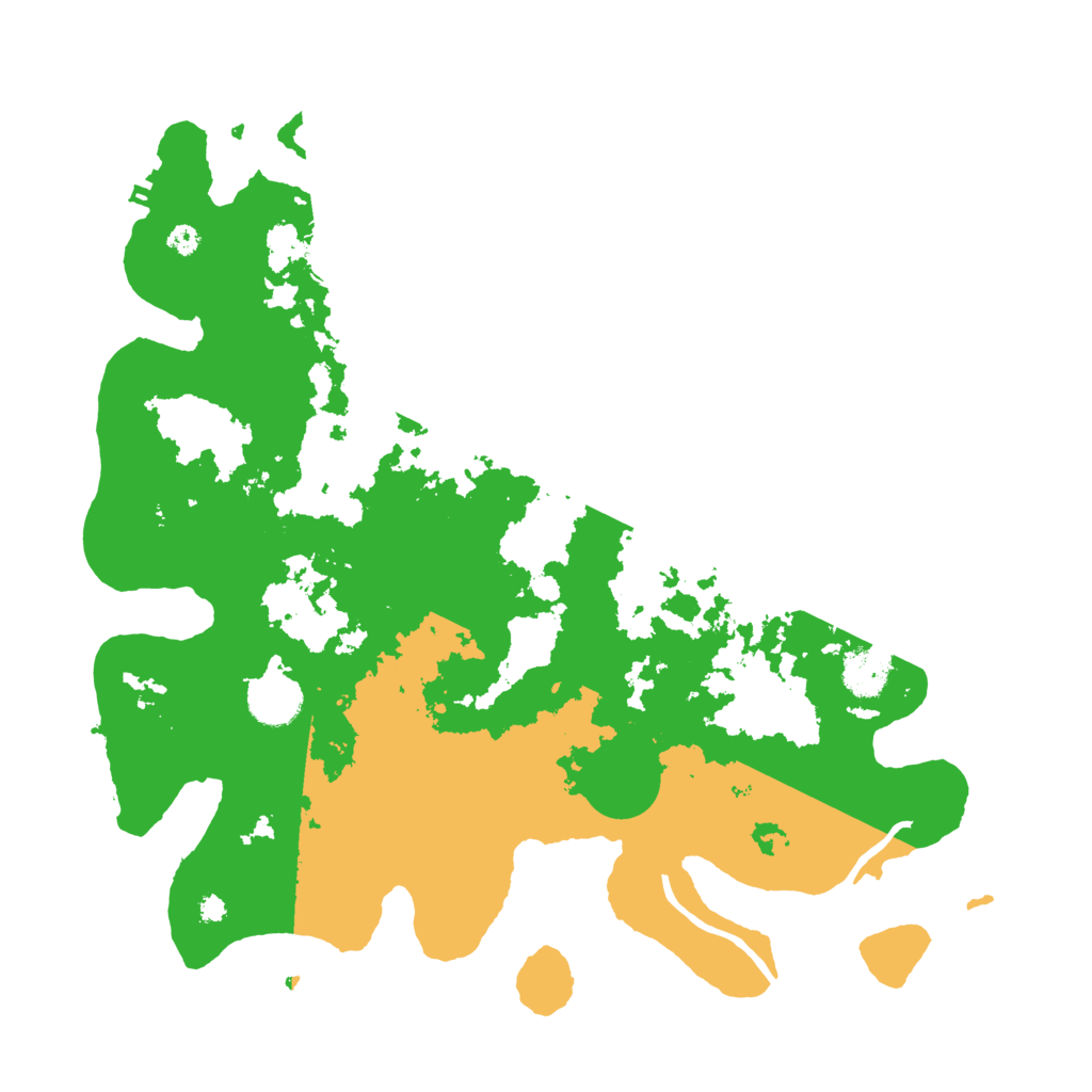 Biome Rust Map: Procedural Map, Size: 3700, Seed: 695871