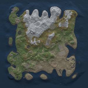 Thumbnail Rust Map: Procedural Map, Size: 3750, Seed: 562302475, 17 Monuments