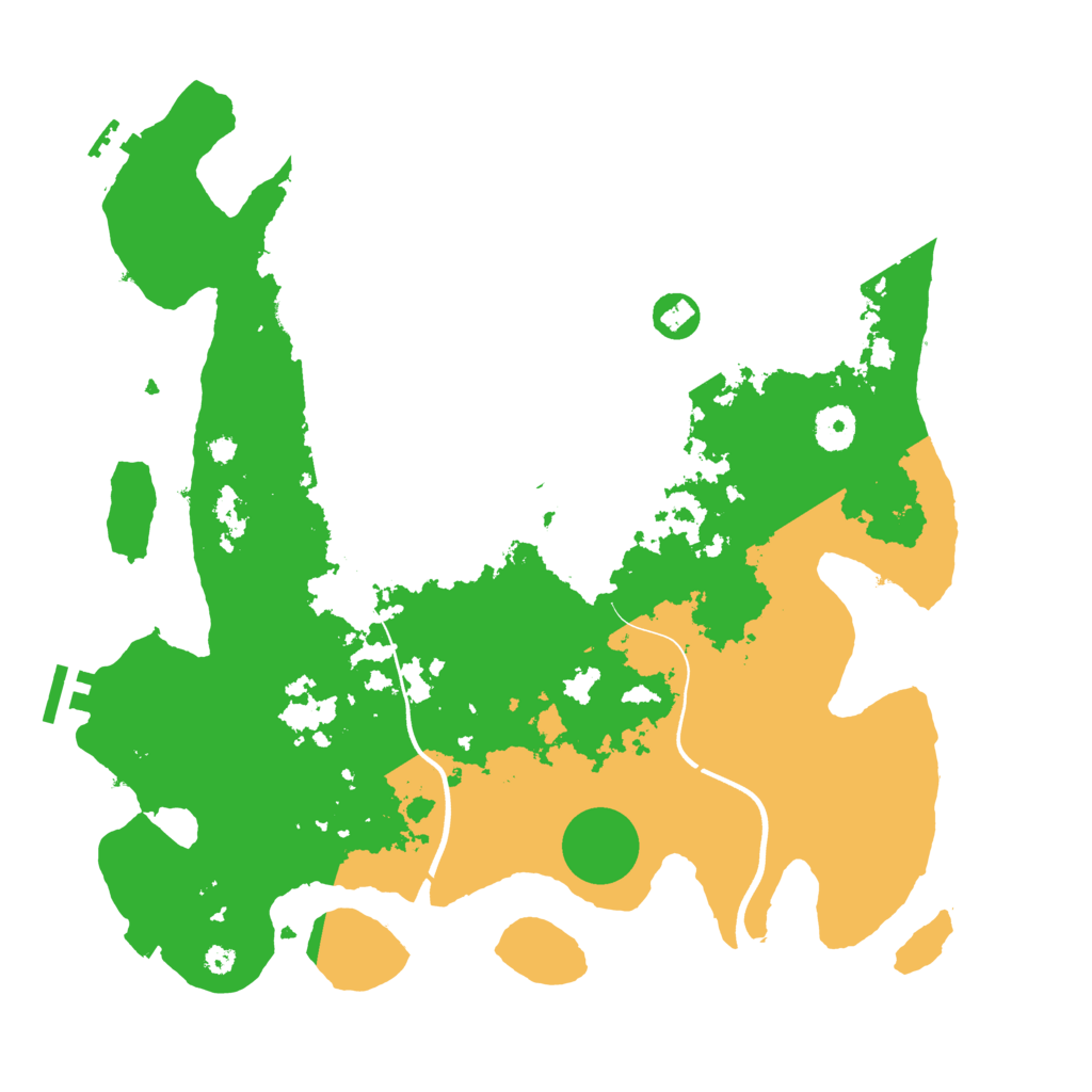 Biome Rust Map: Procedural Map, Size: 3750, Seed: 562302475