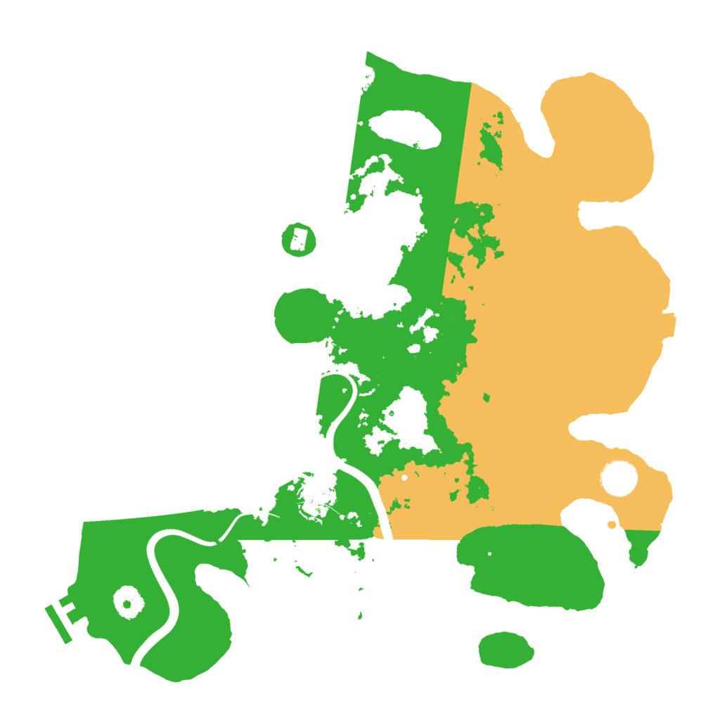 Biome Rust Map: Procedural Map, Size: 3500, Seed: 1182746789